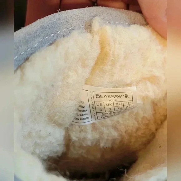 Bearpaw Eva Never Wet Sheepskin Winter Boots,Lavender US Womens Size 5.5/ Kids 3 - Picture 7 of 8